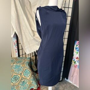 Eva Franco Midnight Blue Midi Dress